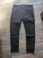 Levi's 512 Men's Black Jeans 33W 32L Taper Fit