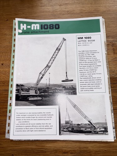 Hymac 1080 brochure original - 1080,