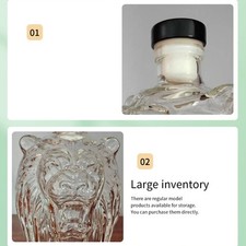 Unique Lions Shape Glass