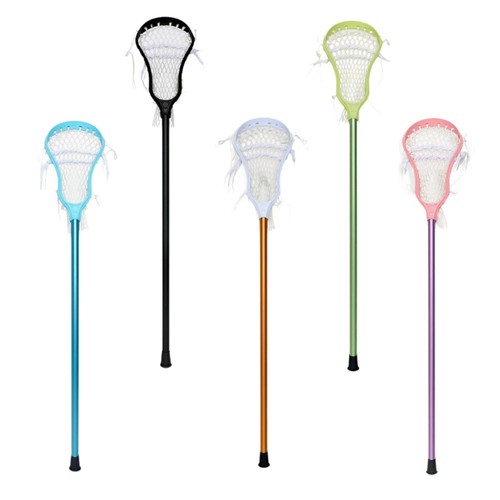 Lacrosse stick strung - strung, pocket