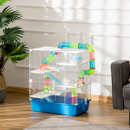 Pawhut hamster cage water - cage, w/
