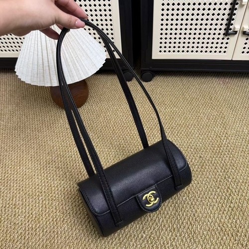 Chanel makeup black quilted - chanel,