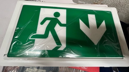 Led emergency exit sign - led,