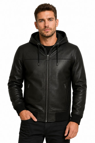 Men motorcycle hoodie - men's,
