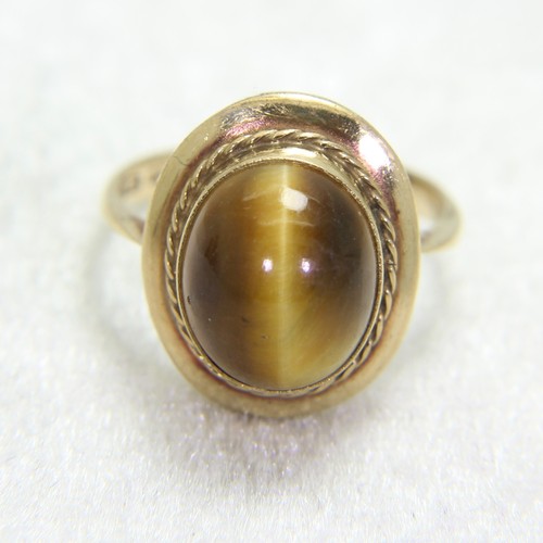 Vintage tiger eye 9ct - tiger's,