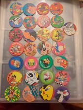 Looney Tunes Tazos Collection Of 29 Tazos, From Walkers Crisps 1996