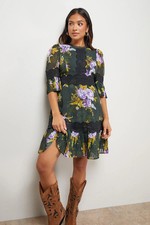 Oasis Floral Mini Dress Womens