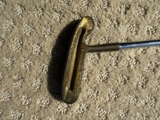 Golden Goose Brass Putter Blade John Letters 35.5" /Right /MK IV / Scotland
