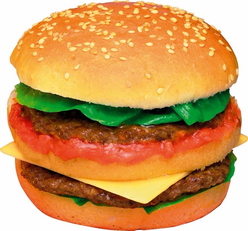 Big cheese burger 2lb decal - 1/2lb,