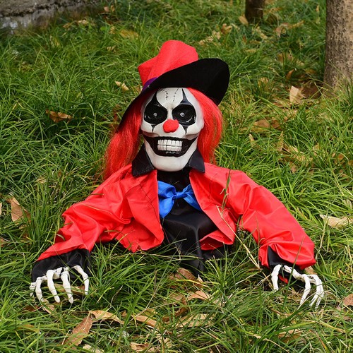 Halloween animated clown - halloween,