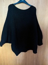Topshop knitted poncho jumper, Medium