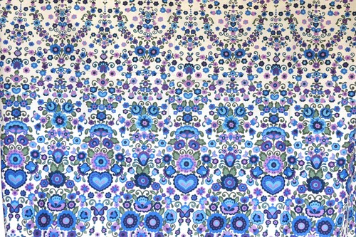 Vintage 1960 floral - vintage, fabric
