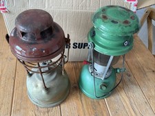 Two Vintage Paraffin Lamps Lanterns Tilley Lamp Bialaddin
