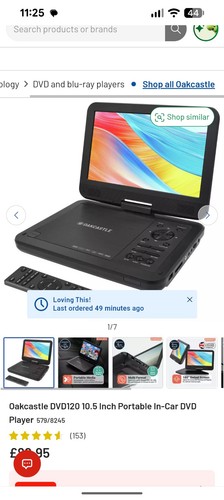 Oakcastle portable dvd player - oakcastle,