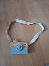 wooden toy camera