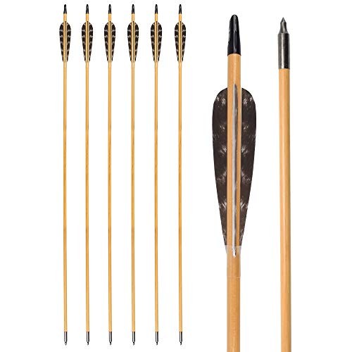 Inch wooden arrows hunting - wooden,