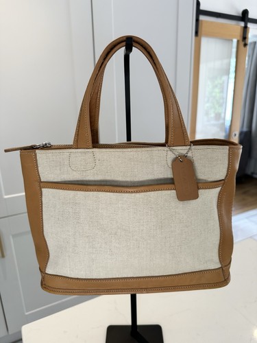 Vintage coach canvas leather - canvas,