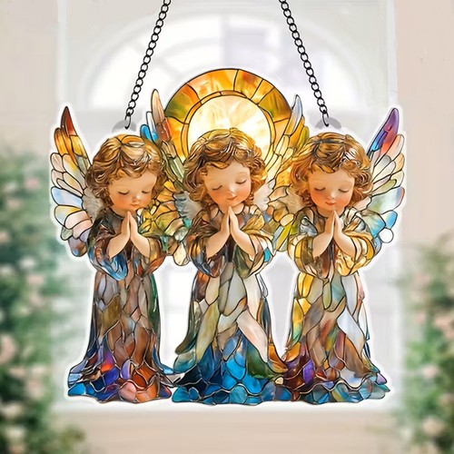 Angels suncatcher retro - angels,