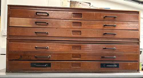 Vintage architect plans - architect, chest