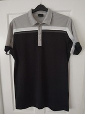 Galvin Green Men's Black & Grey Ventil8 Golf Polo Shirt Short Sleeve Size XL.
