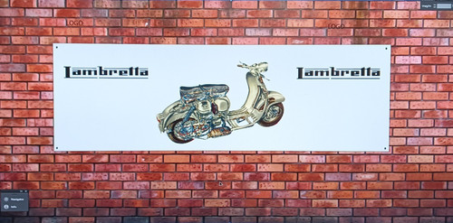 Lambretta work shop - li,