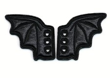 2PCS Bat Shoe Wings, Bat Shoelace Charms, Halloween Vampire Shoe Accessories