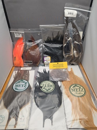 8pcs dun neck cape - cape, hackle