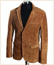 Tan Men's New Smart 2 Buttons