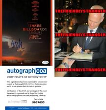 Martin McDonagh signed "THREE