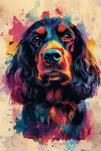 Cocker spaniel dog - cocker,