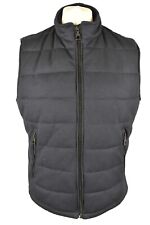 ZARA Blue Padded Gilet size L Mens Full Zip Outdoors Outerwear Vest Bodywarmer