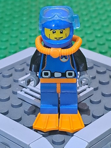Lego deep sea - sea, diver