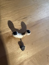 Genuine Restored Antique Dark Blue Glass Dolls Eyes Used