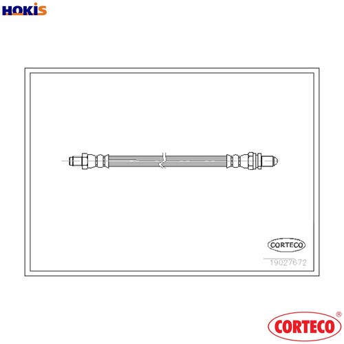 Brake hose 19027672 for - 19027672, austin