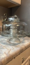 Glass Cake Stand with Dome Lid