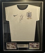Signed David Beckham England Shirt