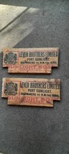 Vintage Sunlight soap box