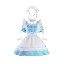 Womens French Maid Cosplay Costume Japanese Anime Lolita Dress Sissy Maid Dress