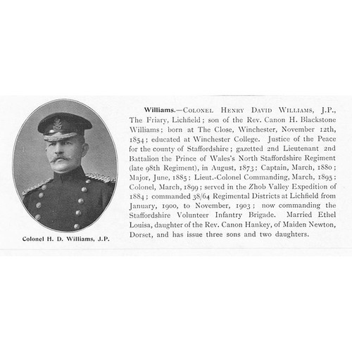 Colonel henry david williams - henry,
