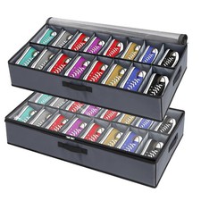 Under bed shoe storage - bed,