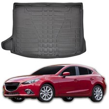 Boot Tray Liner Car Mat Heavy Duty for Mazda 3 Htb 2013-2019 SCOUTT