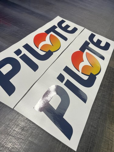 Pilote motorhome sticker - 4x,