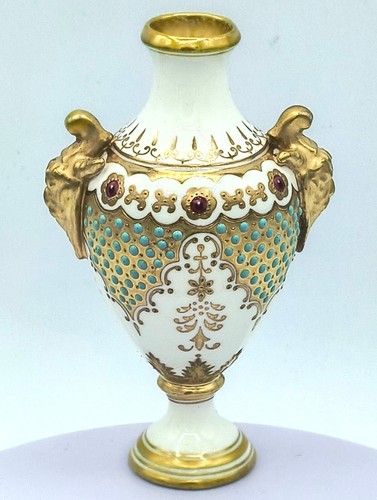 Coalport miniature two handled - coalport,