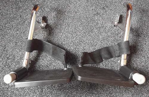 Wheelchair footrests feet - wheelchair, with