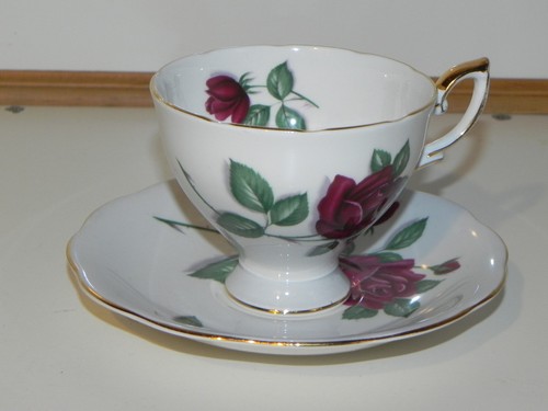 Vintage cup saucer beautiful - vintage,