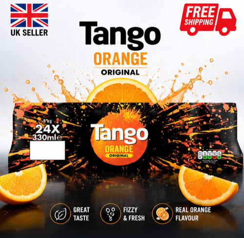 Tango orange soft drink - drink, cans