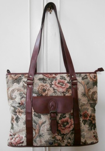 Vintage 1990 floral tapestry - floral,
