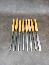 Set of 8 Woodturning Chisels