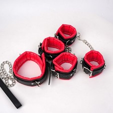 PU Leather Padded Handcuffs
