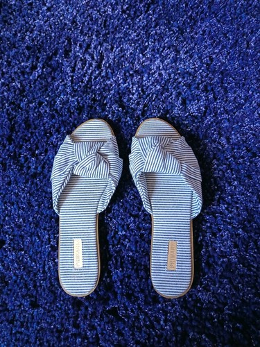 Woman ladies sandles - woman's, blue
